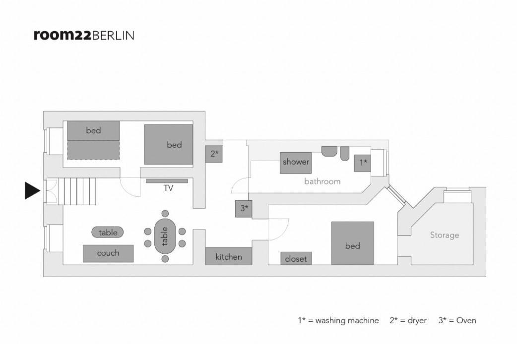 Appartement S37 Room22 Bergmannkiez